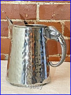 Antique Meriden Britannia 6 Piece Coffee Tea Set Silver Plate Greenman #1866