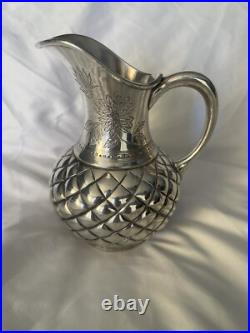 Antique Meriden Silver Plate Co Quadruple Plate Four-Piece Tea Set