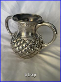 Antique Meriden Silver Plate Co Quadruple Plate Four-Piece Tea Set