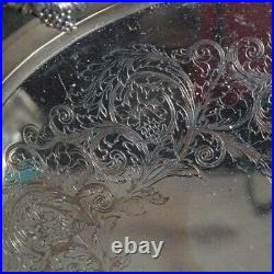 Antique Nine Piece Rogers Smith & Co. Silver Plated Melon Form Tea Set C1890