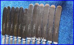 Antique Queen Bess 1 pattern Cutlery Set 1924 Tudor Plate 79 pieces (AI 65)