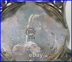 Antique Rogers Smith & Co New Haven CT 6 Piece Silver Plate Coffee Tea Set