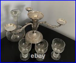 Antique Sheffield Silver Plated Wine Tasting Centre Piece Rare