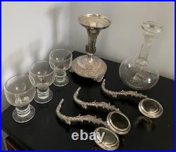 Antique Sheffield Silver Plated Wine Tasting Centre Piece Rare