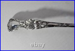 Antique Silver Plate 27-Piece Punch Bowl Set 24 Cups, Tray, Ladle. RWallace EXC