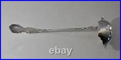 Antique Silver Plate 27-Piece Punch Bowl Set 24 Cups, Tray, Ladle. RWallace EXC
