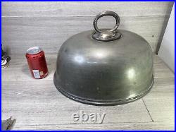 Antique Silver-Plate Meat turkey Dome james dixon and son Sheffield large cover