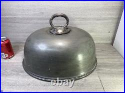 Antique Silver-Plate Meat turkey Dome james dixon and son Sheffield large cover