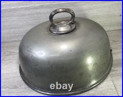 Antique Silver-Plate Meat turkey Dome james dixon and son Sheffield large cover