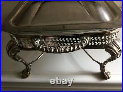 Antique Silver Plate Serving Stand