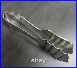 Antique Silver Plated Asparagus Tongs French Malmaison Pastry Severs