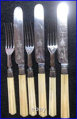 Antique Silver Plated Cutlery -12 Pieces