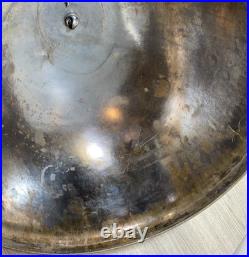 Antique Silver Plated Meat Dome Food Cover 1900s stamped english 45cm