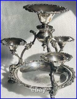 Antique Silver plated Centre Piece