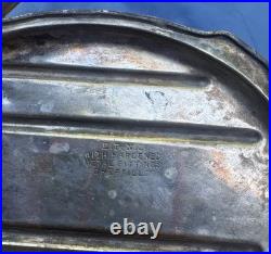 Antique VTG Silver Plate Mixed 8 Pc Lot Large Lion Head Punch Bowl Teapots More