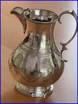 Antique Victorian Silver Plate 4 Piece Tea Set William Hutton And Sons Sheffield