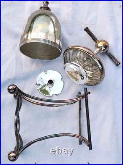 Antique Victorian Vtg Minature Silver Plate English Lemon Squeezer Juicer & Cups