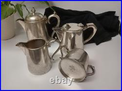 Antique Vintage Mappin & Webb Princess Plate Triple Silver 4 Set Wickham Court