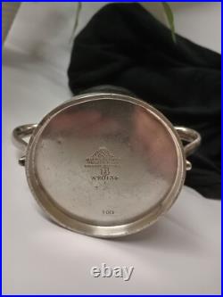 Antique Vintage Mappin & Webb Princess Plate Triple Silver 4 Set Wickham Court