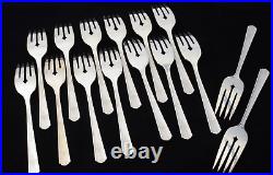 Antique WM A Rogers Everlasting silver plate 79 piece flatware silverware