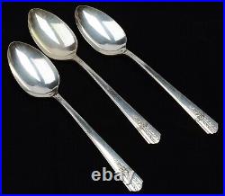Antique WM A Rogers Everlasting silver plate 79 piece flatware silverware