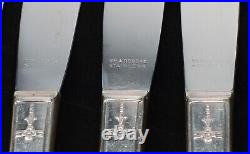 Antique WM A Rogers Everlasting silver plate 79 piece flatware silverware