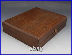 Antique Walker & Hall 12 Piece Silver Plate Fish Cutlery Set with Fitted Case