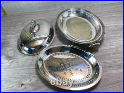 Antique Walker Hall & Son Silver Plate Tureen Food Warmer Server Rare Version