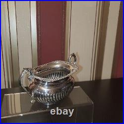 Antique three pieces silver plated coffee set