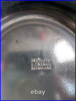 Art Deco 1920s Silver-plate Cocktail Shaker 3piece Shiny stamped Vintage Barware