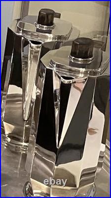 Art Deco 1930 Cubist Tea Set Silver Plate Puiforcat Ercuis Desny Christofle Era