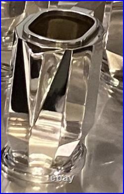 Art Deco 1930 Cubist Tea Set Silver Plate Puiforcat Ercuis Desny Christofle Era