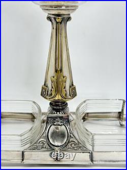 Art Deco EPERGNE WMF Center Piece Silver Plate Gondola Design
