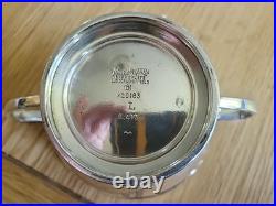 Art Deco Mappin And Webb Silver Plate Tea service 5 Piece