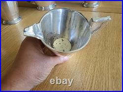 Art Deco Mappin And Webb Silver Plate Tea service 5 Piece