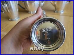 Art Deco Mappin And Webb Silver Plate Tea service 5 Piece
