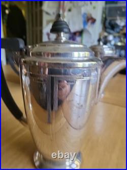 Art Deco Mappin And Webb Silver Plate Tea service 5 Piece