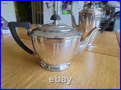 Art Deco Mappin And Webb Silver Plate Tea service 5 Piece