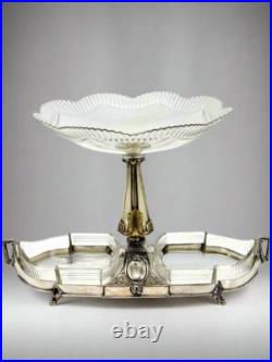 Art Deco WMF EPERGNE Center Piece Silver Plate Gondola Design RARE