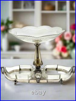 Art Deco WMF EPERGNE Center Piece Silver Plate Gondola Design RARE