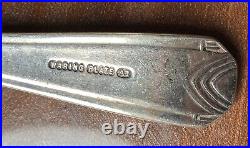 Art Deco Waring And Gillow Canteen Of Cutlery Antique Incomplete 65 Pieces