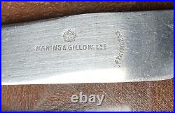 Art Deco Waring And Gillow Canteen Of Cutlery Antique Incomplete 65 Pieces