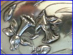 Art nouveau WMF silver plated 4 Piece Vanity Set. Secessionist