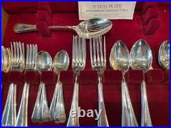 Arthur Price 50 piece silver plated cutlery canteen