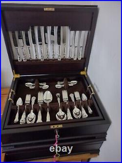 Arthur Price 82 piece 8x place settings Silver Service Kings Pattern
