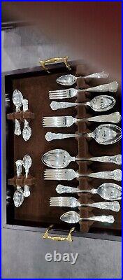 Arthur Price 82 piece 8x place settings Silver Service Kings Pattern
