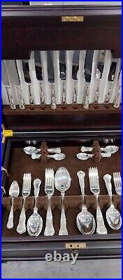 Arthur Price 82 piece 8x place settings Silver Service Kings Pattern