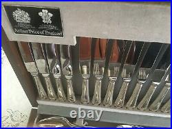 Arthur Price 84 Piece Set of Sovereign Silver Service Cutlery