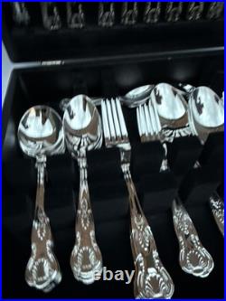 Arthur Price Every Day 44-Piece Kings 6-Person Canteen, Silver, 46 x 29.5 x 10 cm