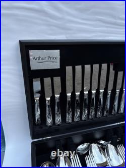 Arthur Price Every Day 44-Piece Kings 6-Person Canteen, Silver, 46 x 29.5 x 10 cm